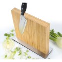 Blok na noże magnetyczny, 10 noży, 28 x 9 x 25 cm, bambus