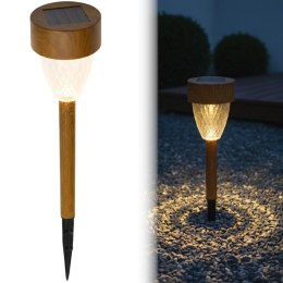 LAMPA SOLARNA IMITACJA DREWNA 7x39CM