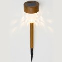 LAMPA SOLARNA IMITACJA DREWNA 7x39CM