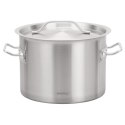 Garnek gastronomiczny, stal nierdzewna, Ø25cm, 9L, KINGHOFF KH-2021