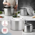 Garnek gastronomiczny, stal nierdzewna, Ø32cm, 17L, KINGHOFF KH-2023