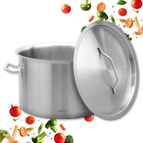 Garnek gastronomiczny, stal nierdzewna, Ø32cm, 17L, KINGHOFF KH-2023