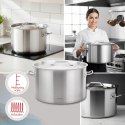 Garnek gastronomiczny, stal nierdzewna, Ø40cm, 32L, KINGHOFF KH-2026