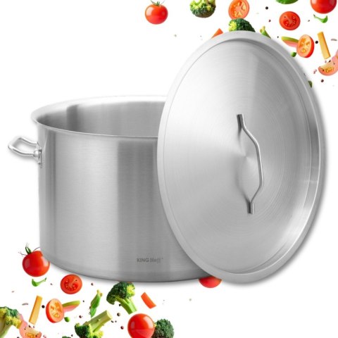 Garnek gastronomiczny, stal nierdzewna, Ø40cm, 32L, KINGHOFF KH-2026
