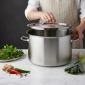 Garnek gastronomiczny, stal nierdzewna, Ø40cm, 32L, KINGHOFF KH-2026