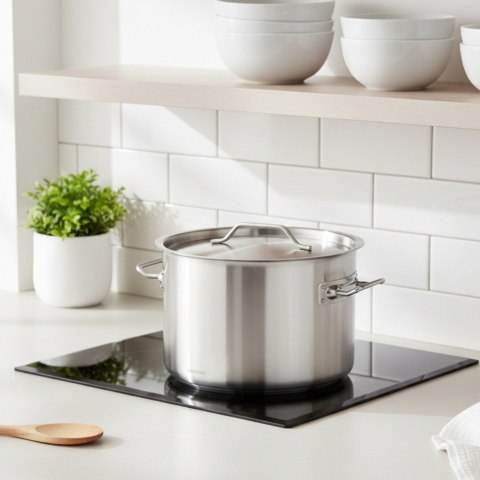 Garnek gastronomiczny, stal nierdzewna, Ø45cm, 44L, KINGHOFF KH-2027