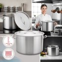 Garnek gastronomiczny, stal nierdzewna, Ø50cm, 58L, KINGHOFF KH-2028