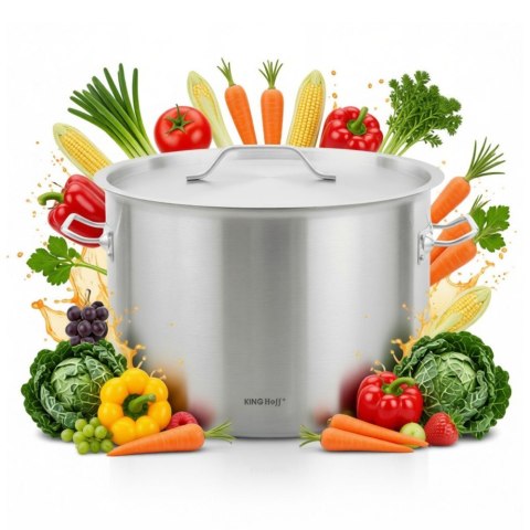 Garnek gastronomiczny, stal nierdzewna, Ø55cm, 83L, KINGHOFF KH-2029