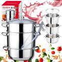 Sokownik parowy, stalowy, 8L, indukcyjny, KLAUSBERG KB-9032