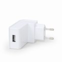 Ładowarka GEMBIRD EG-UC2A-02-W(1x USB 2.0\2100mA\5V)