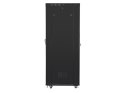 SZAFA INSTALACYJNA RACK STOJĄCA 19" 42U 800X1000 CZARNA DRZWI SZKLANE LCD LANBERG (FLAT PACK)