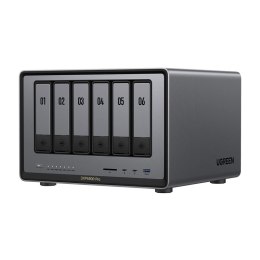 Serwer plików NAS Ugreen DXP6800 Pro, 6-dyskowy, Intel i5-1235U, 8GB DDR5, 2x 10GbE, 8K HDMI, SD 4.0