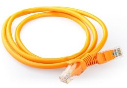 Patch cord kategoria 5e osłonka zalewana 0.5m pomarańczowy