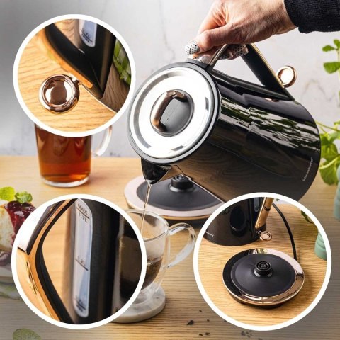 CZAJNIK ELEKTRYCZNY 1,7L KLAUSBERG KB-9015 CZARNY