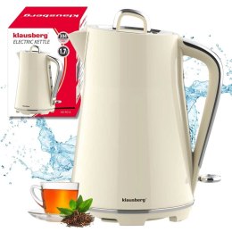 CZAJNIK ELEKTRYCZNY 1,7L KLAUSBERG KB-9016 KREMOWY