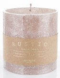 Pl Rose Gold Rustic Metalic Świeca Walec Mały Fi9 ART-POL