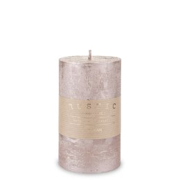 Pl Rose Gold Świeca Rustic Metalic Walec Średni F7 ART-POL