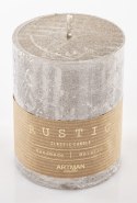Pl Szampan Świeca Rustic Metalic Walec Mały Fi7 ART-POL