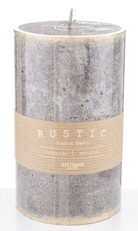 Pl Szampan Świeca Rustic Patyn Walec Duży Fi9 ART-POL