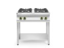 Kuchnia gazowa 4-palnikowa Kitchen Line na podstawie otwartej szer. 800mm gł. 700mm