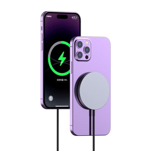 Ładowarka indukcyjna magnetyczna MagSafe 15W - czarna
