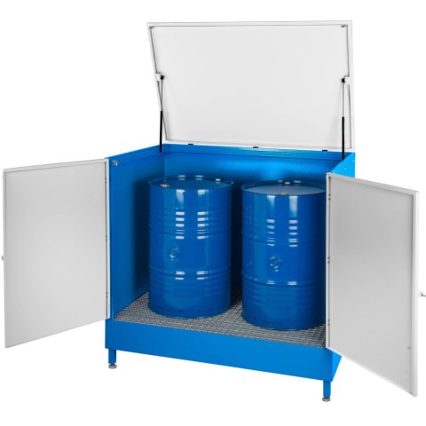 Wanna ociekowa wychwytowa z szafką na 2 beczki PRO-LINE 1480x970x1440mm