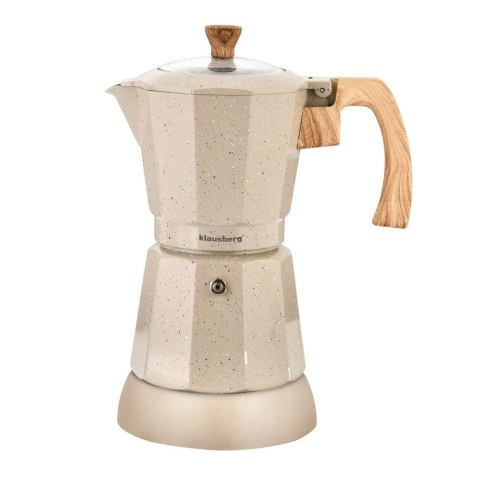 Kawiarka elektryczna espresso, Zaparzacz do kawy, 300 ml, beżowy, 500 W, KLAUSBERG KB-7999