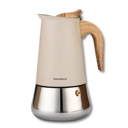 Kawiarka stalowa espresso, Zaparzacz do kawy, 450 ml, indukcja, KLAUSBERG KB-7996