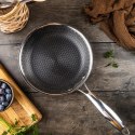Patelnia stalowa z powłoką non-stick honeycomb, 20 cm, PFOA-Free KLAUSBERG KB-9021