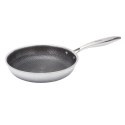 Patelnia stalowa z powłoką non-stick honeycomb, 24 cm, PFOA-Free KLAUSBERG KB-9022