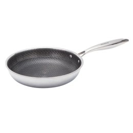 Patelnia stalowa z powłoką non-stick honeycomb, 24 cm, PFOA-Free KLAUSBERG KB-9022