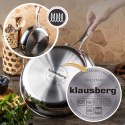 Patelnia stalowa z powłoką non-stick honeycomb, 24 cm, PFOA-Free KLAUSBERG KB-9022