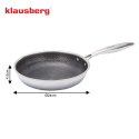 Patelnia stalowa z powłoką non-stick honeycomb, 24 cm, PFOA-Free KLAUSBERG KB-9022