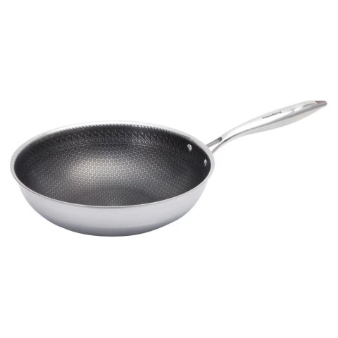 Patelnia stalowa z powłoką non-stick honeycomb, 28 cm, PFOA-Free KLAUSBERG KB-9024