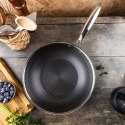 Patelnia stalowa z powłoką non-stick honeycomb, 28 cm, PFOA-Free KLAUSBERG KB-9024