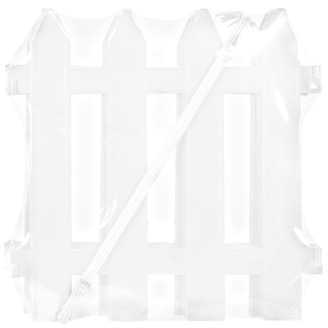 Płotek ogrodowy biały 30x30cm 10 szt. VILDE 351005-BI