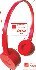 Słuchawki Na głowę QILIVE Q.1701 Czerwony (1.5m /3.5 mm wtyk/Czerwony)