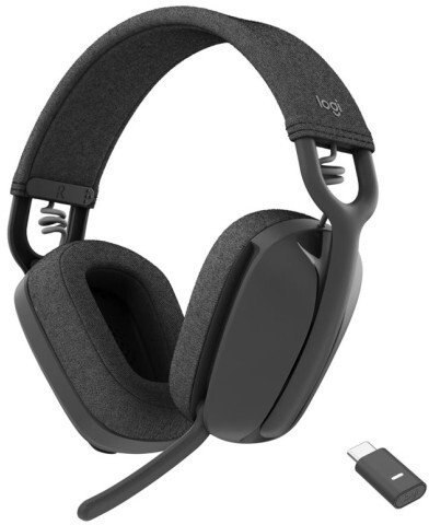 Słuchawki bezprzewodowe LOGITECH Zone Vibe Wireless MS Headphones (Czarny)