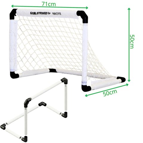 BRAMKA DO PIŁKI NOŻNEJ 78X50X55CM ŚWIECĄCA RGB ENERO