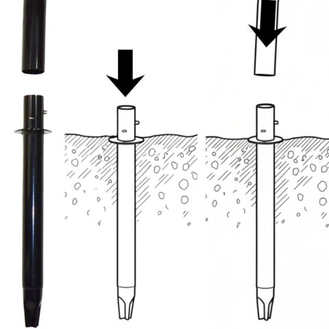 BRAMKA DO PIŁKI NOŻNEJ Z SIATKĄ 180x120x60CM ENERO PRO