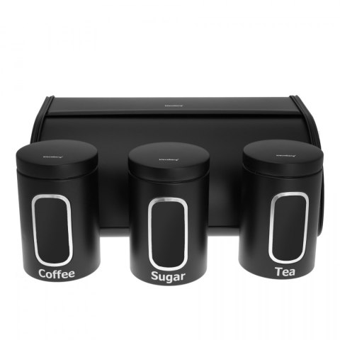 CHLEBAK W ZESTAWIE Z 3 POJEMNIKAMI KLAUSBERG KB-7098-BK