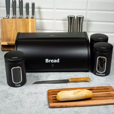 CHLEBAK W ZESTAWIE Z 3 POJEMNIKAMI KLAUSBERG KB-7098-BK