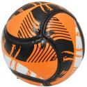 PIŁKA NOŻNA ENERO 6 PANELI POMARAŃCZOWO CZARNA R.2