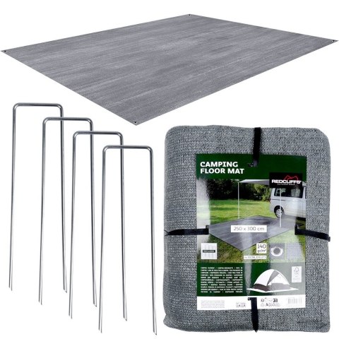 Podłoga do namiotu i przedsionka ze śledziami 250x300cm 5 ele. REDCLIFFS 489333