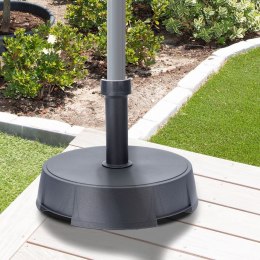 Podstawa do parasola ogrodowego betonowa antracytowa 25 kg VILDE 339341