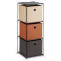 Regał metalowy z pojemnikami 34.5x34.5x100cm STORAGE SOLUTIONS 568099