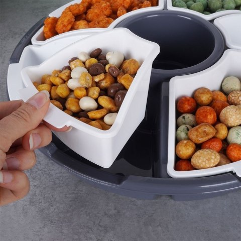 Talerz do serwowania przekąsek przystawek z pokrywą 33cm EXCELLENT HOUSEWARE 139352