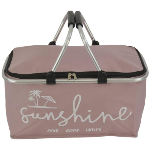 KOSZYK TURYSTYCZNY SKŁADANY TERMICZNY 35L RÓŻOWY REDCLIFFS