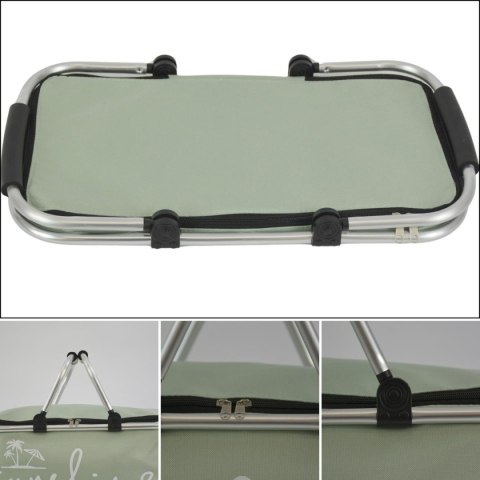 KOSZYK TURYSTYCZNY SKŁADANY TERMICZNY 35L ZIELONY REDCLIFFS