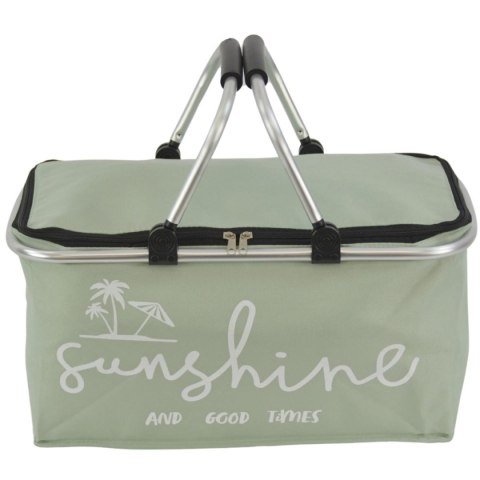 KOSZYK TURYSTYCZNY SKŁADANY TERMICZNY 35L ZIELONY REDCLIFFS